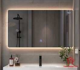 Kính Gương Led  chữ nhật nằm ngang Nhà Tắm